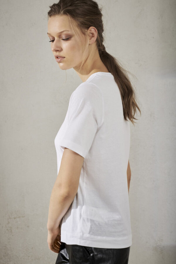 t-shirt luisa cerano biały z nadrukiem damski krótki rekaw butik luisa bydgoszcz