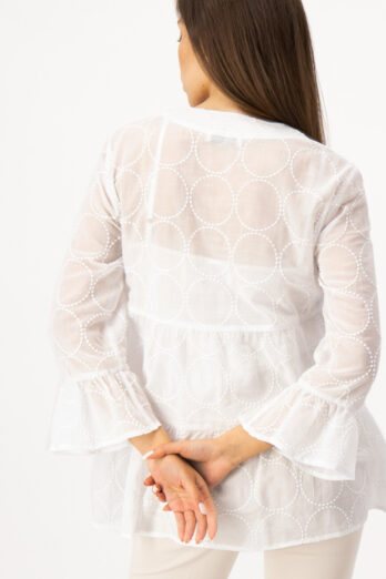 suknia-louis-and-mia-tunika letnia biała przewiewna krótka butik luisa bydgoszcz