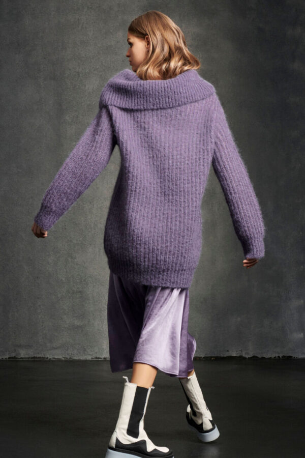 sweter-luisa-cerano fiolet golf ciepły miły w dotku modowy butik luisa bydgoszcz