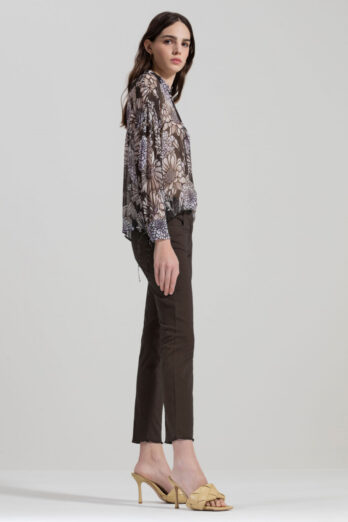 trousers-luisa-cerano-chinos women's grey brown elegant boutique luisa bydgoszcz fashion boutique