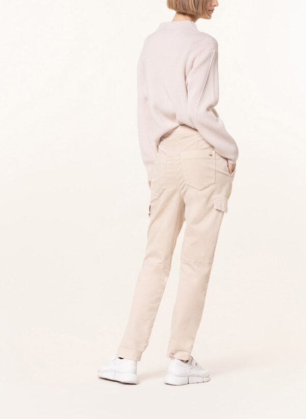 spodnie-luisa-cerano-damskie kremowe z patkami casula sport butik luisa