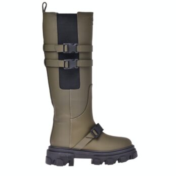 boots-baldinini-skin boots olive rubberized rain safe snow boutique luisa