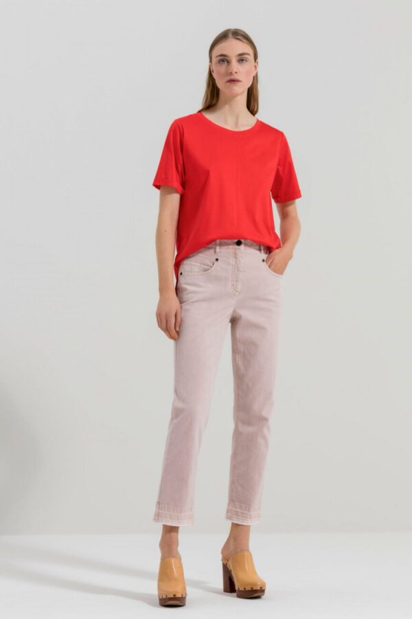 t-shirt-luisa-cerano-dżersej dopasowany czerwony modowy butik luisa bydgoszcz