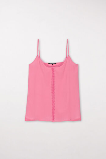 t-shirt-luisa-cerano-różowy jedwabny lekki butik luisa bydgoszcz top