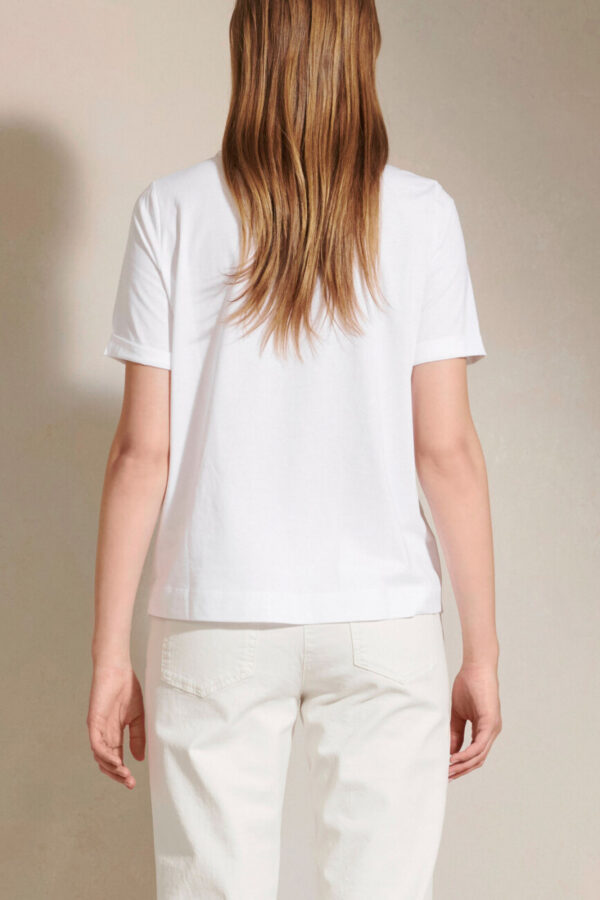 t-shirt-luisa-cerano-klasyczny biały modowy nadruk butik luisa bydgoszcz