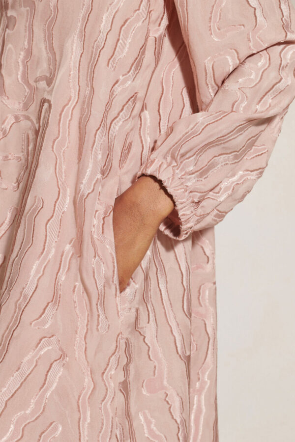 suknia-luisa-cerano-rozkloszowana elegancka modowa nude butik luisa bydgoszcz 2022