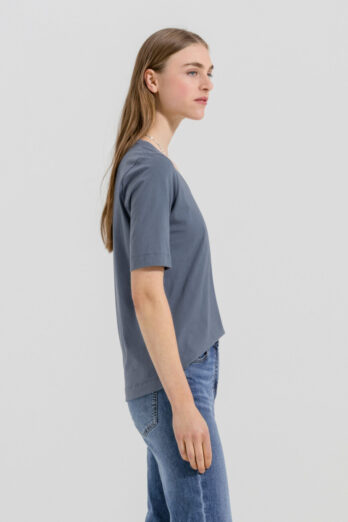 t-shirt-luisa-cerano-cotton organic lightweight nice boutique luisa denim blue