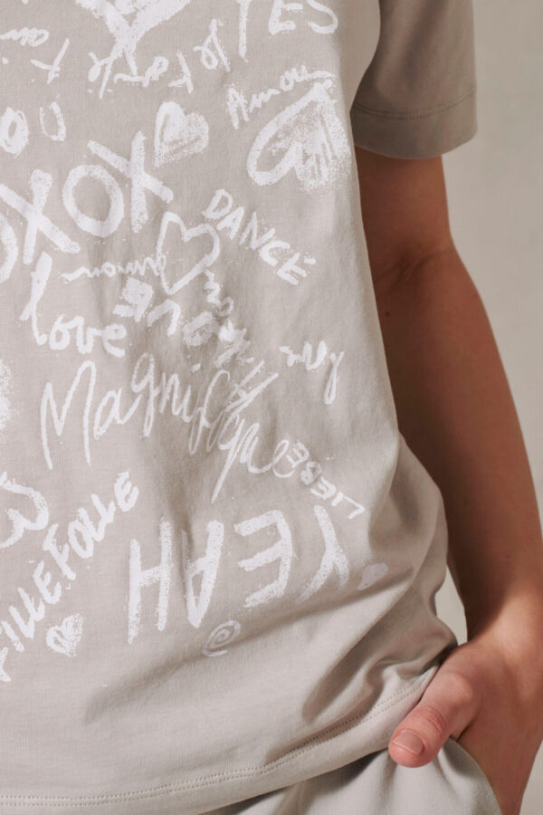 t-shirt-luisa-cerano-bawełna organiczna modowy nadruk stylowy butik luisa