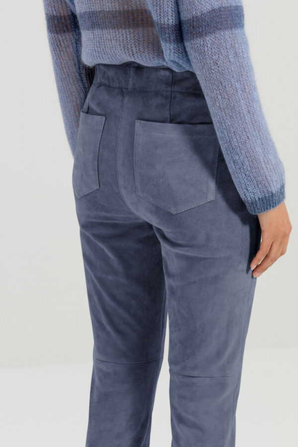 spodnie-luisa-cerano-eleganckie skórzane modowe elastyczne wygodne