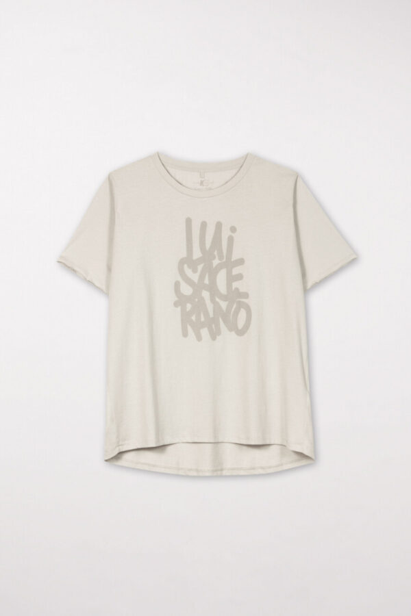t-shirt-luisa-cerano-miekki klasyczny logo dekolt okrągły sportowy butik luisa