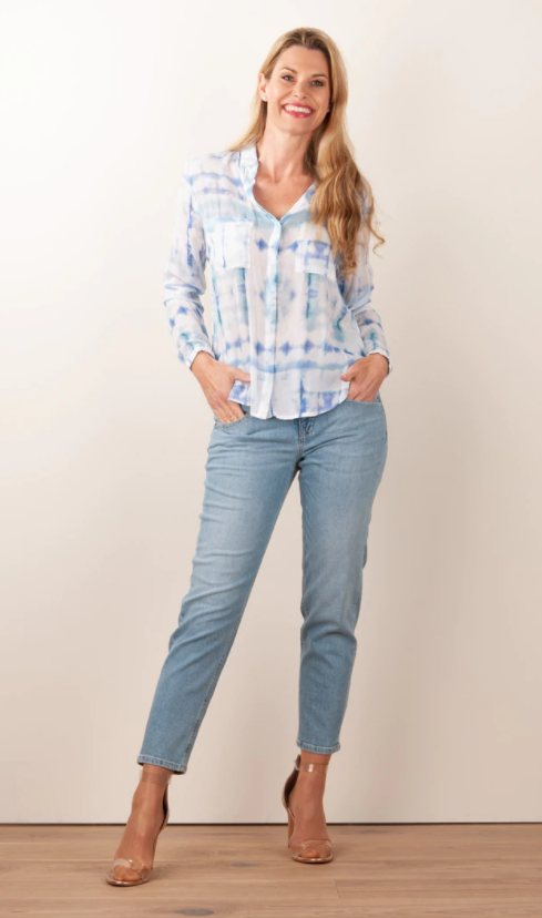 spodnie-cambio-dzinsy kacie model wygodne modowe butik luisa niebieskie bydgoszcz
