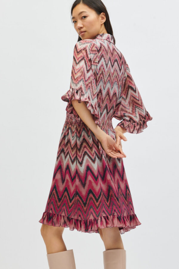 suknia-luisa-cerano-półdługa midi print retro modowa wygodna butik luisa