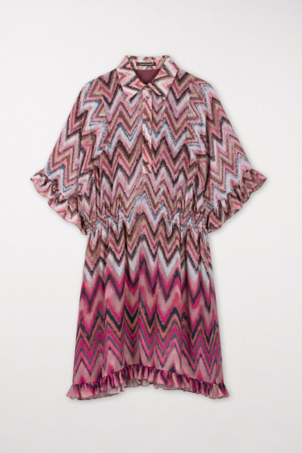 suknia-luisa-cerano-półdługa midi print retro modowa wygodna butik luisa