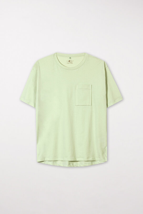 t-shirt-luisa-cerano-wydłuzony tył luźny fason kieszeń butik luisa
