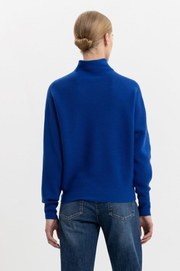 sweter-luisa-cerano-niebieski golf lekki przyjemny butik luisa