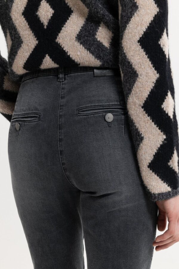 spodnie-luisa-cerano-dzinsy elastyczne bawełniane szare wygodne