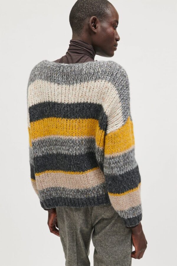 sweter-luisa-cerano-lekki miły ciepły zimowy paski butik luisa przyjemny w dotyku
