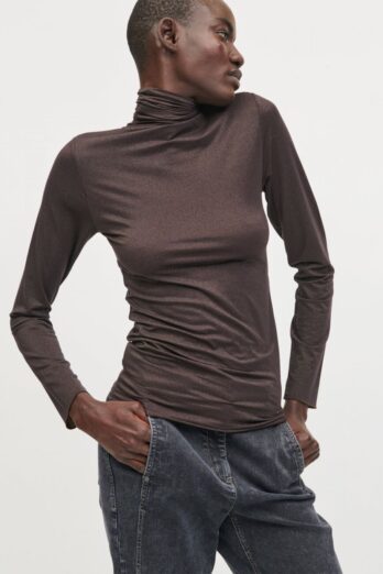 bluzka-luisa-cerano-koszula dopasowana miękka rozciągliwa błyszcząca butik luisa
