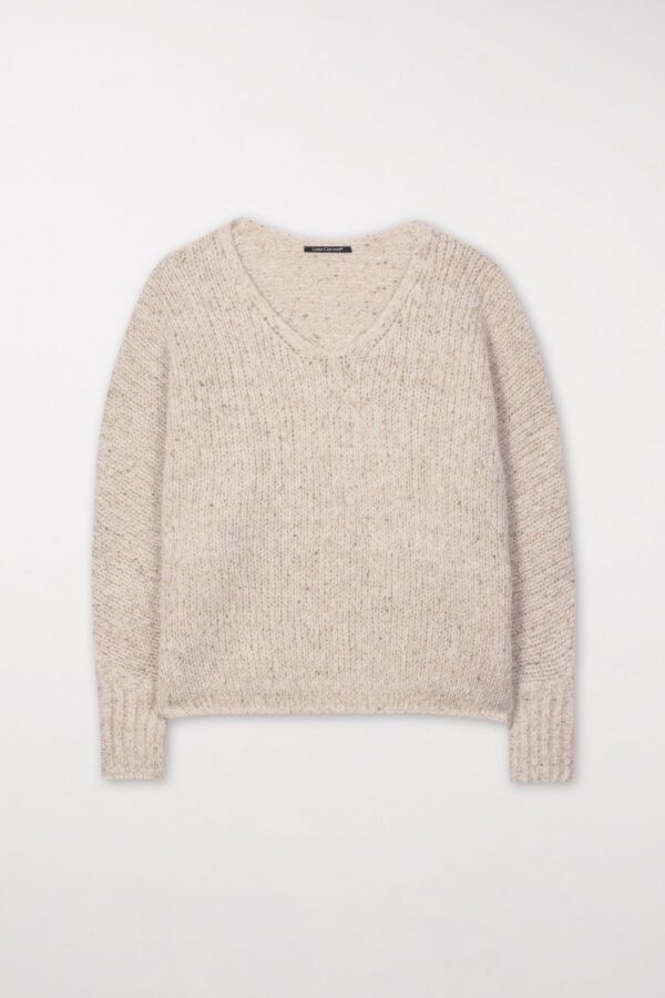 sweter-luisa-cerano-tweedowy luźny fason ciepły miły zima butik luisa
