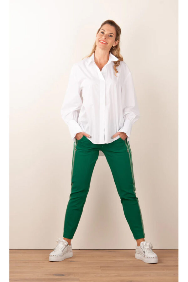 spodnie-cambio-jordania zielone sportowe elastyczne butik luisa