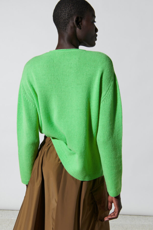 sweter-luisa-cerano-pulower kaszmirowy zielony przyjemny butik luisa
