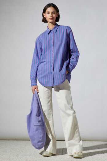 bluzka-luisa-cerano-koszula niebieska w paski casual luźna butik luisa bydgoszcz