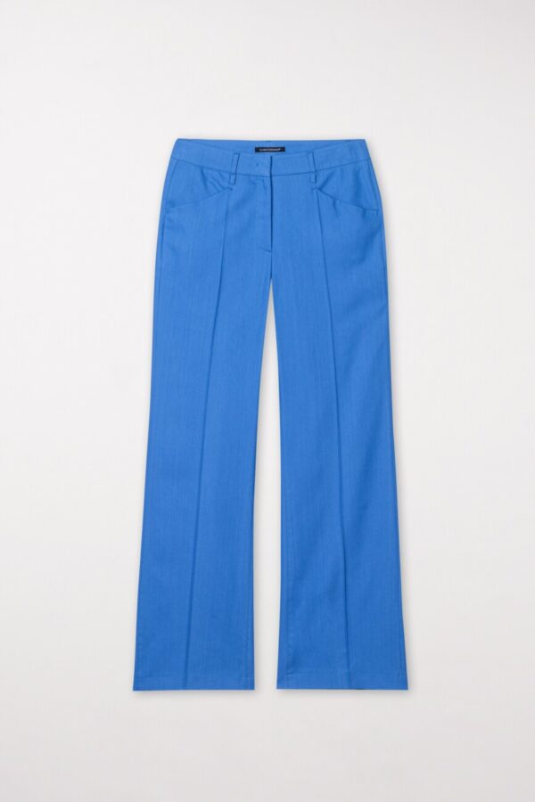 spodnie niebieskie długie casualowe