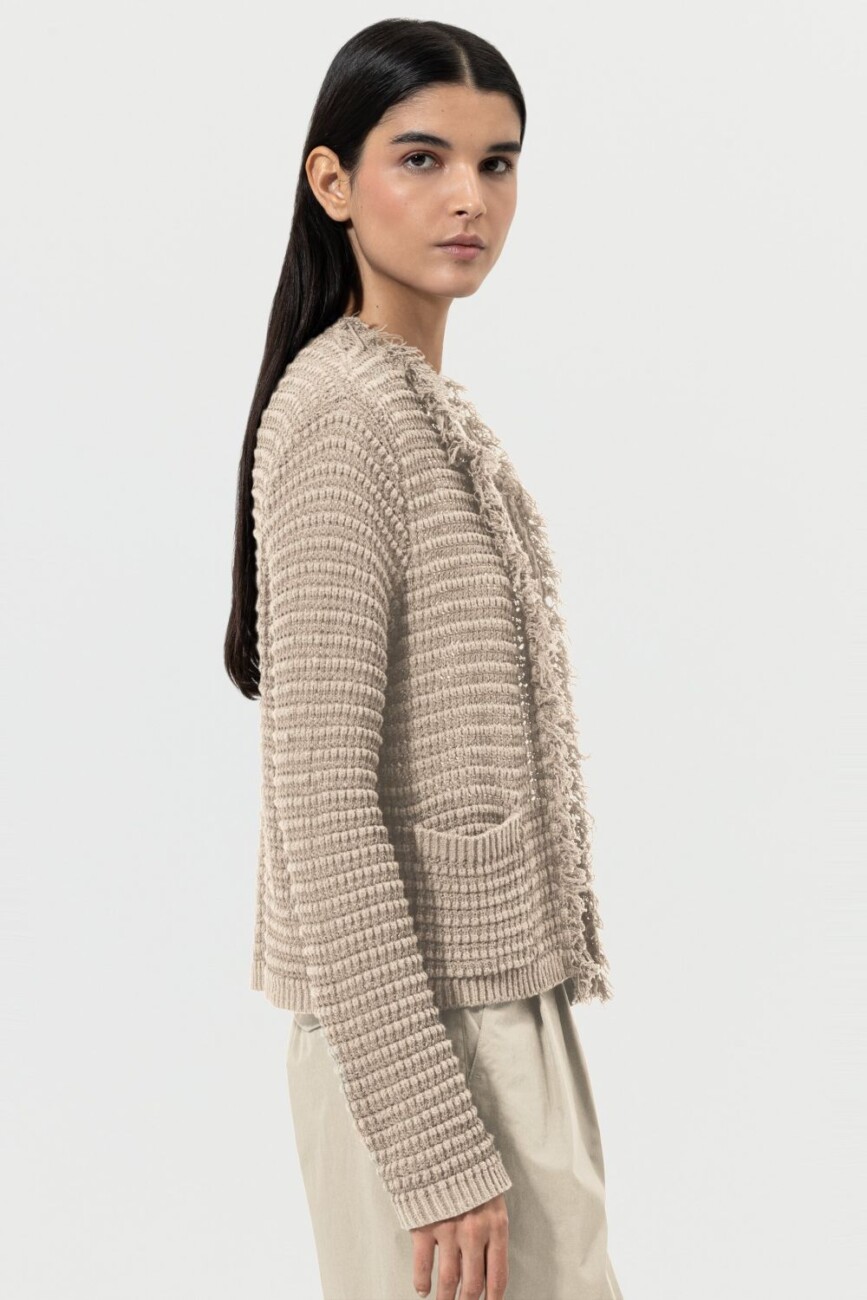 sweter-luisa-cerano-kardigan krótki postrzępiony modowy luźny butik luisa