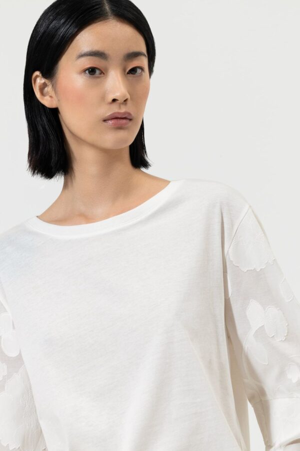 t-shirt-luisa-cerano-półrekawy luzny krój kwiatowy wzór butik luisa bydgoszcz