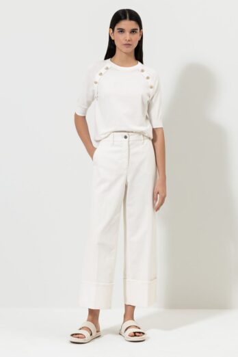 blouse-luisa-cerano stretch shirt comfortable raglan sleeves cuffs luisa boutique