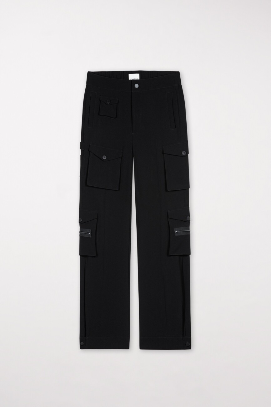 Luisa Cerano wide cargo pants with pockets